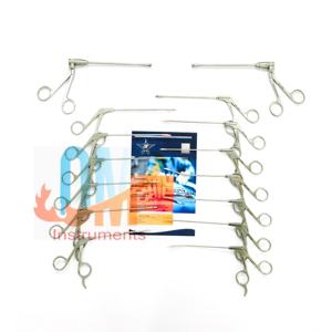 Pince à poinçon de panier à 45 degrés pointe droite gauche pour arthroscopie chirurgie orthopédie par OldMed Instruments - Product Image 2
