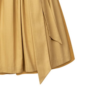 Vestido Dirndl Amarillo Limón para Oktoberfest, Traje Tradicional Bávaro para Mujer, Atuendo para Festival de la Cerveza Alemana, Proveedor de Ropa de Seda y Lino - Product Image 4