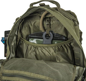 Sac à dos tactique en toile camouflage pour le camping, la chasse et la randonnée en extérieur, fermeture éclair étanche, ceinture, motif uni - Product Image 3