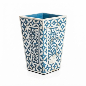 Red & White Striped Bone Inlay Flower <b>Vase</b> Contemporary Resin <b>Decorative</b> Tabletop <b>Vase</b> For Living Room Wedding Hotel Decor <b>Vase</b> - Product Image 6