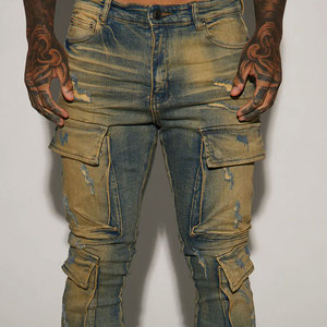 Washed Man's Jeans Competitive Price Wholesale Fashion Classic Denim Jeans <b>Pant</b> Breathable Plus Sized Men Denim <b>Pant</b> - Product Image 6
