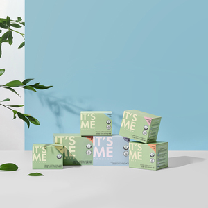 [Its Me] Toalla Sanitaria con Cubierta de Algodón Orgánico, Tamaño Grande, Paquete de 10, con Revestimiento Transpirable para una Toalla Menstrual Suave - Product Image 3