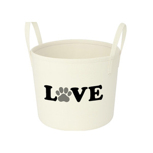 Pet Toy Book Cloth Storage Cotton Rope Woven Fabric Storage Printed <b>Basket</b> - Product Image 6