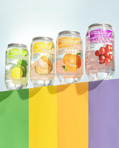 Monki Monki Bebida Gaseosa Sin Azúcar con Sabor a Melón y Uva, Agua Carbonatada en Botella de 0.35L, Refrescante y Energética - Product Image 1