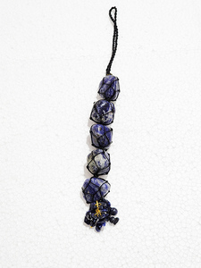 Pierre roulée naturelle en Agate et Sodalite, porte-clés pour voiture, vente en gros, pierre roulée naturelle faite à la main à vendre de Amayra Crystals Exports - Product Image 2