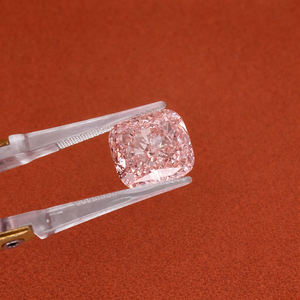 Proveedor de diamantes de laboratorio sueltos de 4.0 CT, diamantes cultivados en laboratorio, talla cojín, color rosa fantasía, VS1-VS2, certificados por IGI. - Product Image 2