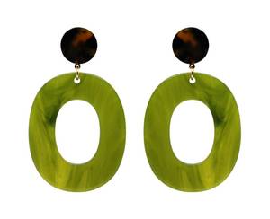 Olive <b>Resin</b> Earrings <b>Resin</b> Craft Earrings Oval Drop Earrings Green Statement Earrings Handmade <b>Resin</b> Jewelry Modern <b>Resin</b> <b>Crafts</b> - Product Image 4