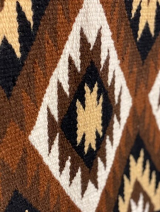 Handwoven New Zealand Wool Horse Riding Blanket Western Saddle Pad for Ranch Cowboy Tack Trail Shows and Outdoor <b>Equestrian</b> Use - Product Image 2