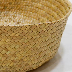 Cesta plegable de hoja de palma para almacenamiento en el hogar y jardín, muy vendida. - Product Image 2