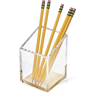 Transparent Acrylic Pen Case <b>Lipstick</b> Holder <b>Custom</b> Acrylic Pen Display Holder Promotional Pen Holder At Lowest Price - Product Image 6