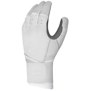 Gants de frappe en cuir blanc, taille XL, respirants, rembourrés, fermeture auto-agrippante, tissés, unisexes, équipement d'entraînement pour adultes - Product Image 2