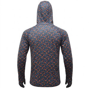Camisa de Pesca con Capucha de Manga Larga Unisex, 100% Poliéster, UPF 50, Anti-UV, Secado Rápido, Transpirable, Ropa Deportiva para Exteriores para Adultos - Product Image 2