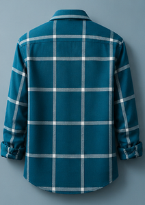 เสื้อเชิ้ตแขนสั้นผู้ชายแบบลำลอง ปกคอพับ เสื้อเชิ้ตฤดูร้อน - Product Image 6