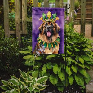 Leonberger King Mardi Gras Multicolor jardín bandera buzón decorativo patio Banner para Patio ilustraciones y camas de flores - Product Image 2