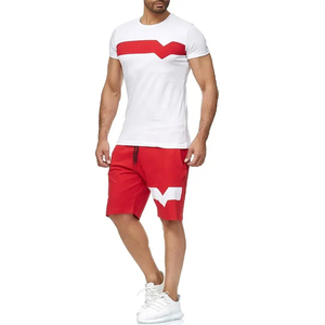 Ensemble de shorts d'été respirants de qualité supérieure, couleur unie, en tissu éponge, nouvelle collection, best-seller, imprimé sérigraphié, style hip-hop - Product Image 2