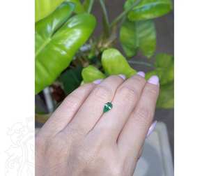 Piedra Suelta de Esmeralda Verde Corte Pera, Natural y Creada en Laboratorio, Tamaños Personalizados para Joyería - Product Image 2