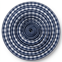 Ruban Grosgrain à Carreaux Blancs et Bleus Marine Personnalisé 15MM 100% Polyester Anti-rétrécissement de Neelkamal Industries – Vente en Gros pour Cadeaux