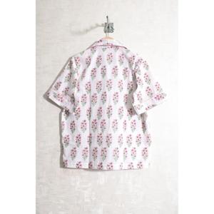Conjunto de Pijama Corto de Algodón Estampado para Mujer, Ropa de Dormir y de Estar Cómoda - Product Image 4