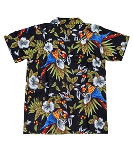 OEM hawaianas-camisas de manga corta para hombre, ropa de fiesta de playa con estampado de cereza y loro, nuevo diseño, venta al por mayor, de la India - Product Image 1