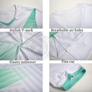 Ensemble d'uniformes de football personnalisables, respirants, grandes tailles, 100 % polyester, séchage rapide, manches courtes, unisexe, adulte, toutes saisons, service OEM - Product Image 6