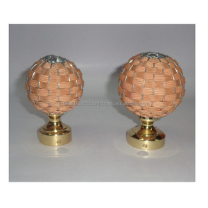 Fantaisie Nouveaux Embouts De Rideau Pôles Rails Pistes Corde Colorée Et Conception De Jute dans La Décoration De La Maison Pour Tringles À Rideaux Et Pistes - Product Image 6