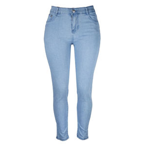 Best Price High Quality Plus Size Women's Vintage Eco-Friendly Midweight Denim <b>Cargo</b> <b>Pants</b> Elastic Waist Quick-Drying Breathable - Product Image 1