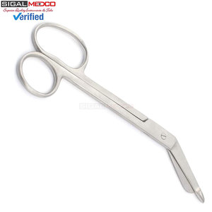 Ciseaux à pansements Lister à anneau unique, 8 pouces, en acier inoxydable, pour infirmières, médecins, techniciens médicaux et usage médical d'urgence - Product Image 5