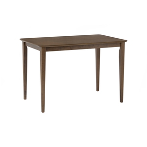 Modern Minimalist Wooden Flatpack Rectangular <b>Dining</b> <b>Table</b> with Durable Rubberwood Base for Hospitality and Home Use - Product Image 1