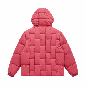 Blouson matelassé pour homme avec fermeture éclair bidirectionnelle, manteau d'hiver chaud, fermeture avant à double curseur, vêtement d'extérieur décontracté moderne pour la vente en gros - Product Image 4
