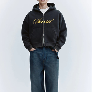 Sudadera con Capucha Oversize de Forro Polar Pesado para Hombre, Estilo Urbano, Lisa - Product Image 1