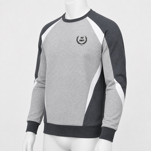 Construction respirante, coupe confortable, poignets côtelés, vêtements décontractés, OEM, vêtements de tous les jours pour hommes, sweat-shirt, tissu en coton et polyester doux - Product Image 4
