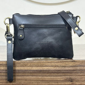 Sac à bandoulière mini en cuir de vachette travaillé à la main avec motif de tournesol et de cactus, style western, petite pochette à bandoulière pour femmes - Product Image 5