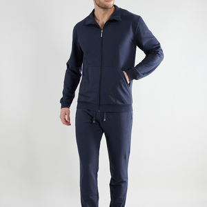 Chándal deportivo personalizado con logotipo para hombre, con cremallera completa, elástico, informal, para entrenamiento. - Product Image 4