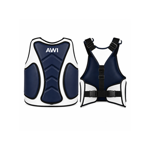 Protector de Vientre de Boxeo Unisex AWI de PU, Equipo de Protección Duradero para Entrenamiento de Artes Marciales - Product Image 3