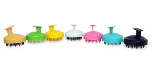 Handheld Plastic Waterproof Durable Hair Scalp Massager Brush Compact Travel-Friendly Easy-To-Hold Design Manual Cleaning Tool - Product Image 2
