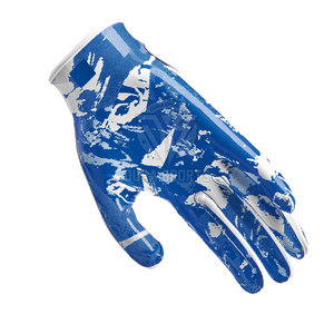 Gants de football américain en cuir robuste pour les sports et entraînements en plein air, logo personnalisé - Product Image 6