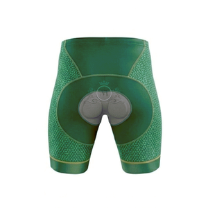 Ensemble de maillot de cyclisme pour homme, vert, logo doré imprimé, polyester respirant, kit de vélo de route, design personnalisé pour adulte - Product Image 6