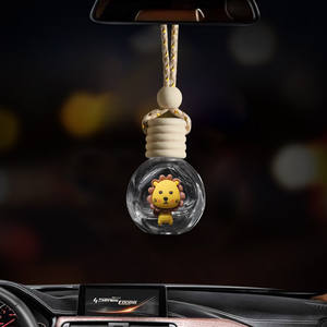 Diffuseur de parfum pour voiture avec logo personnalisé, flacon vide en bois à suspendre, style dessin animé, pour huiles essentielles - Product Image 2