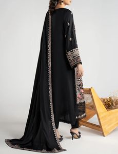 Tenues d'été décontractées pour femmes pakistanaises et indiennes, en tissu de coton lawn, séchage rapide, infroissable, coupe ample et réversible - Product Image 3