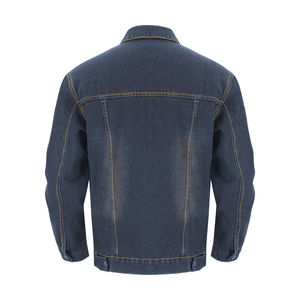 Custom Design Men Streetwear Fashion Denim Winter Jacket Long Sleeve Customized Men's Denim Jackets - Product Image 4