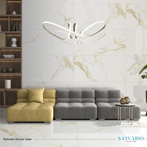 Venta al por mayor de azulejos de porcelana modernos de lujo de la serie Full Body de 600x1200mm y 60x120mm para sala de estar, hotel, oficina. - Product Image 4