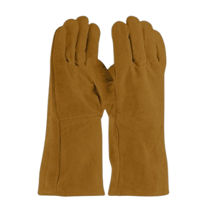 Gants de soudage industriels en cuir résistants aux étincelles, en cuir de vachette pleine fleur, pour importateurs et vente en gros - Product Image 2