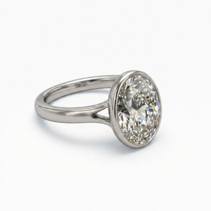 Timeless Platinum Diamond Band Soft Shine Minimalist Design IGI Certified Luxury <b>Ring</b> for Unisex Daily Wear - Product Image 2