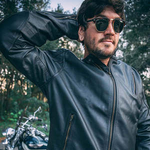 Bike Rider Outerwear Motorcycle Leather <b>Jacket</b> CE Elbow & Shoulder Protection Armor Custom Logo Motorbike <b>Racing</b> <b>Jacket</b> - Product Image 5