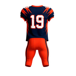 Uniforme de Fútbol Americano para Hombre de Alta Calidad, Conjunto de Jersey y Pantalones, Número 19, Impresión por Sublimación, Poliéster Transpirable, para Adultos - Product Image 2