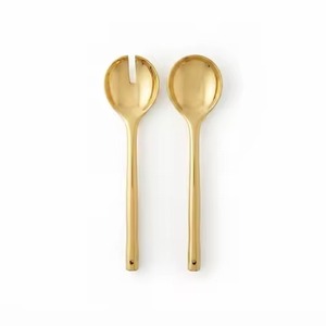 Ensemble de couverts en métal doré à motif feuille, fourchette et cuillère, finition miroir, élégants pour hôtels, fêtes et mariages - Product Image 5