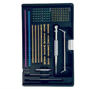 Kit de plaques de fixation en acier pour petits animaux Alps, instruments chirurgicaux vétérinaires, manuel, par SurgiRight - Product Image 3