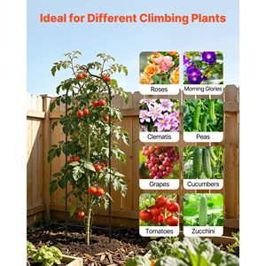 Traliccio per Rose 60 x 15 Pollici, Confezione da 4, Verniciato a Polvere, Tralicci da Giardino per Fiori, Recinzioni e Cancelli con Chiusura Pratica - Product Image 5