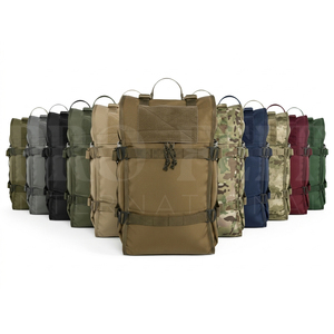 Sac à dos pour ordinateur portable de grande capacité, imperméable, en nylon personnalisé de qualité supérieure, respirant, à dos souple, multi-poches, pour les voyages en plein air - Product Image 1
