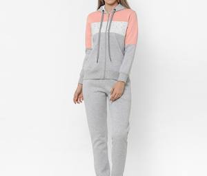 Ensemble de survêtement décontracté pour femme, grande taille, hiver, séchage rapide, polyester-coton, logo personnalisé, course à pied, extérieur, jogging, poids lourd - Product Image 4